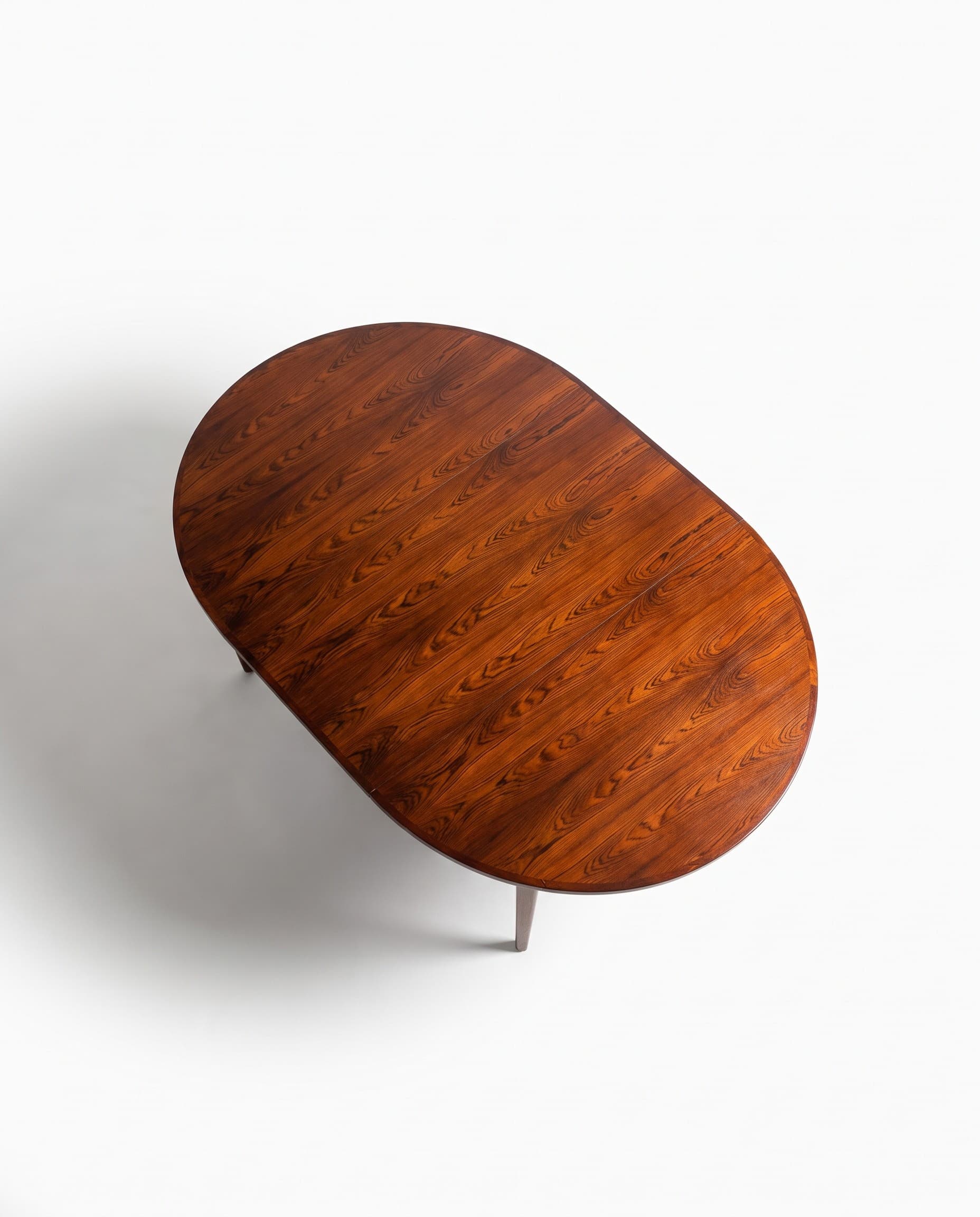 Table scandinave extensible en palissandre de Rio - 1960 - Miniature 8