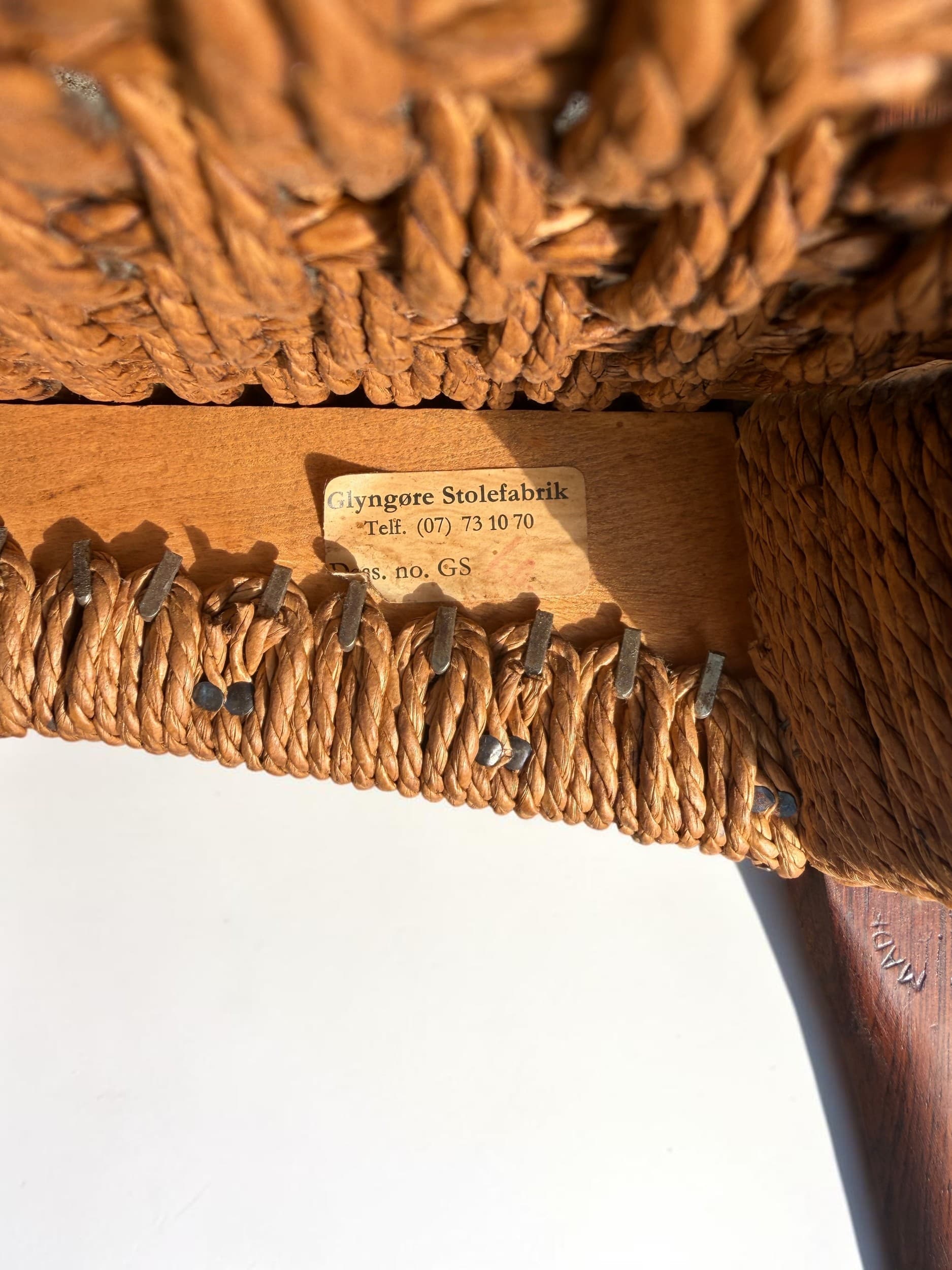 Lot de 8 chaises - A. Wahl Iversen - Glyngøre Stolefabrik - 1960 - Miniature 6