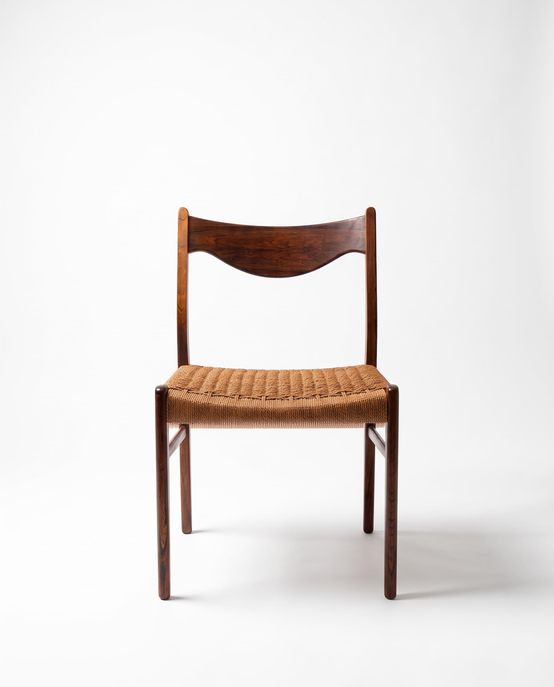 Lot de 8 chaises - A. Wahl Iversen - Glyngøre Stolefabrik - 1960 - Miniature 2