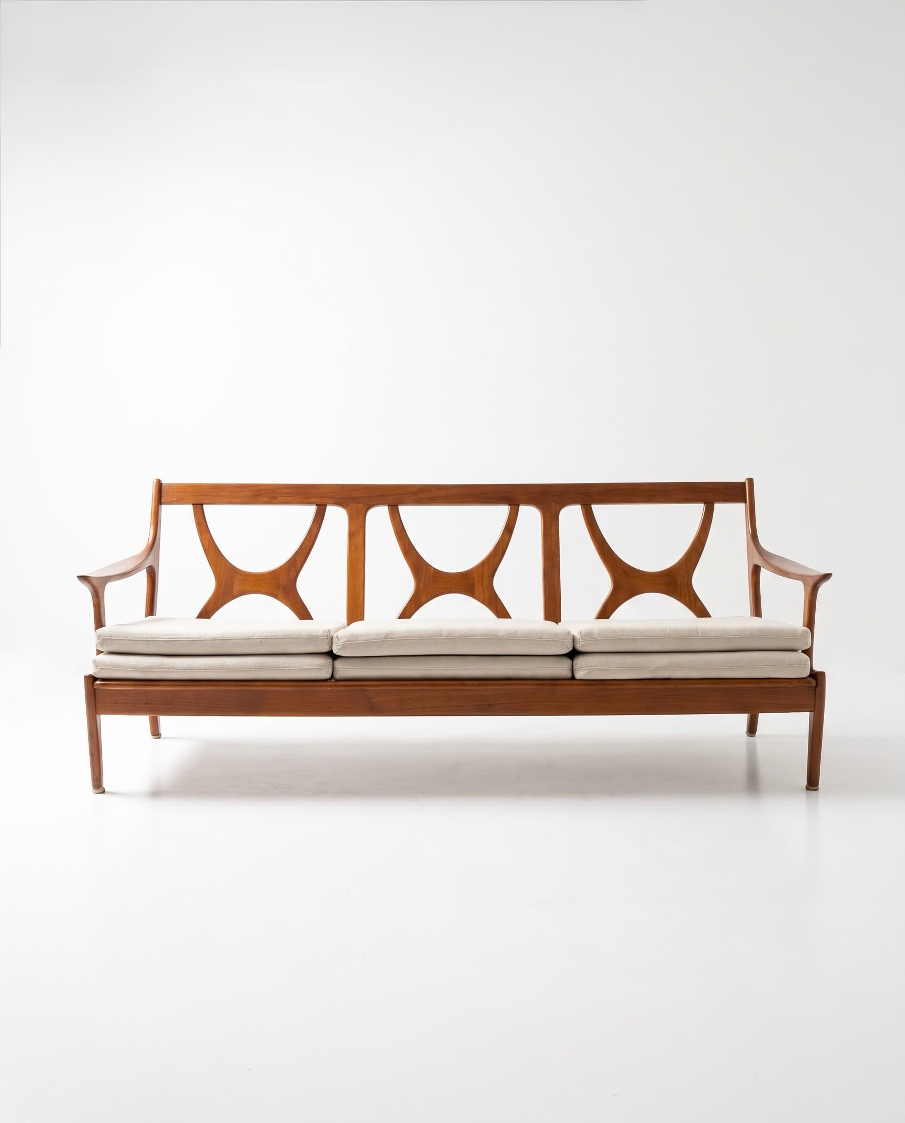 Banquette 3 places par Edvard Valentinsen pour Fraska - 1960 - Miniature 3