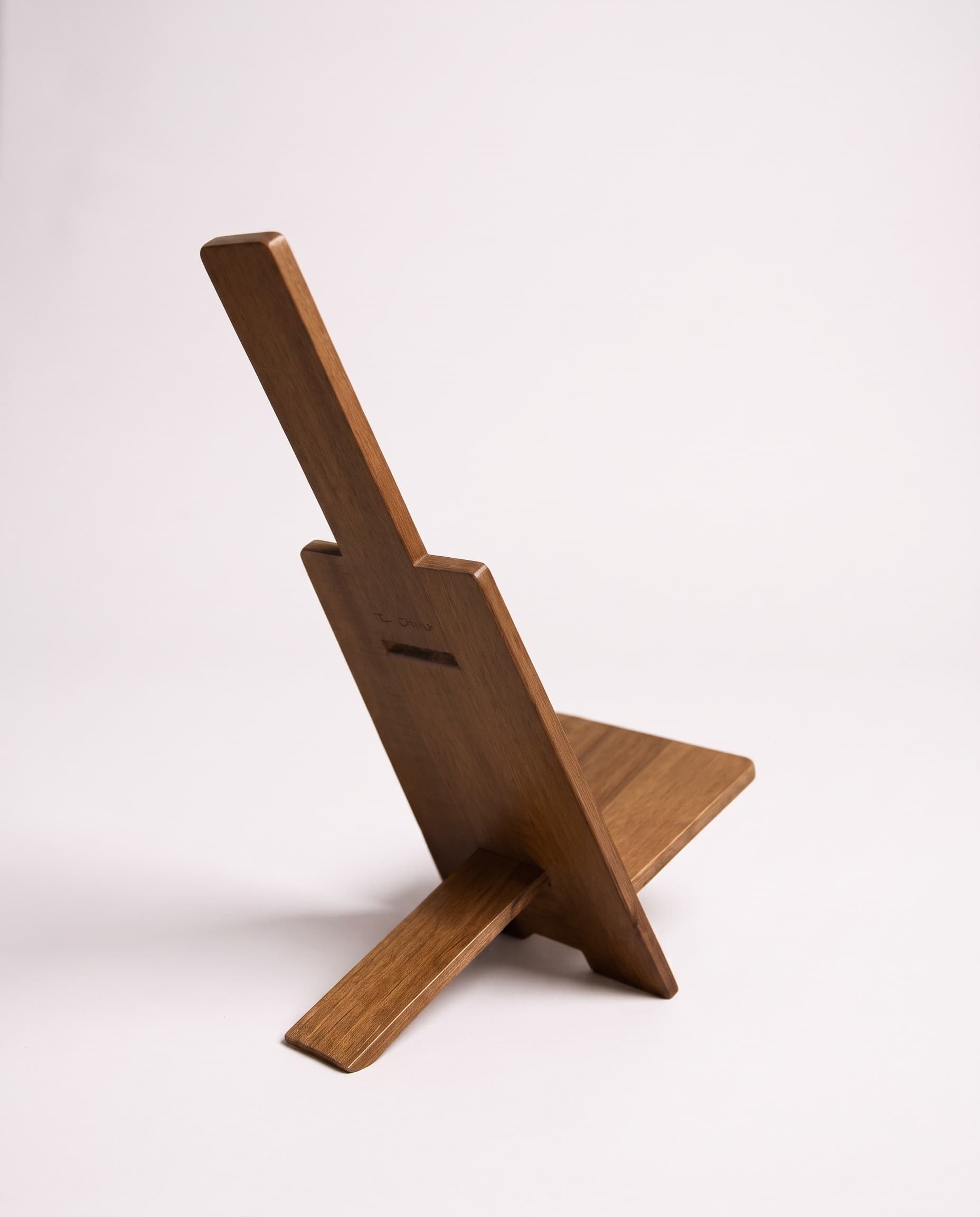 Fauteuil brutaliste minimaliste Alain Gaubert - 1980 - Miniature 2