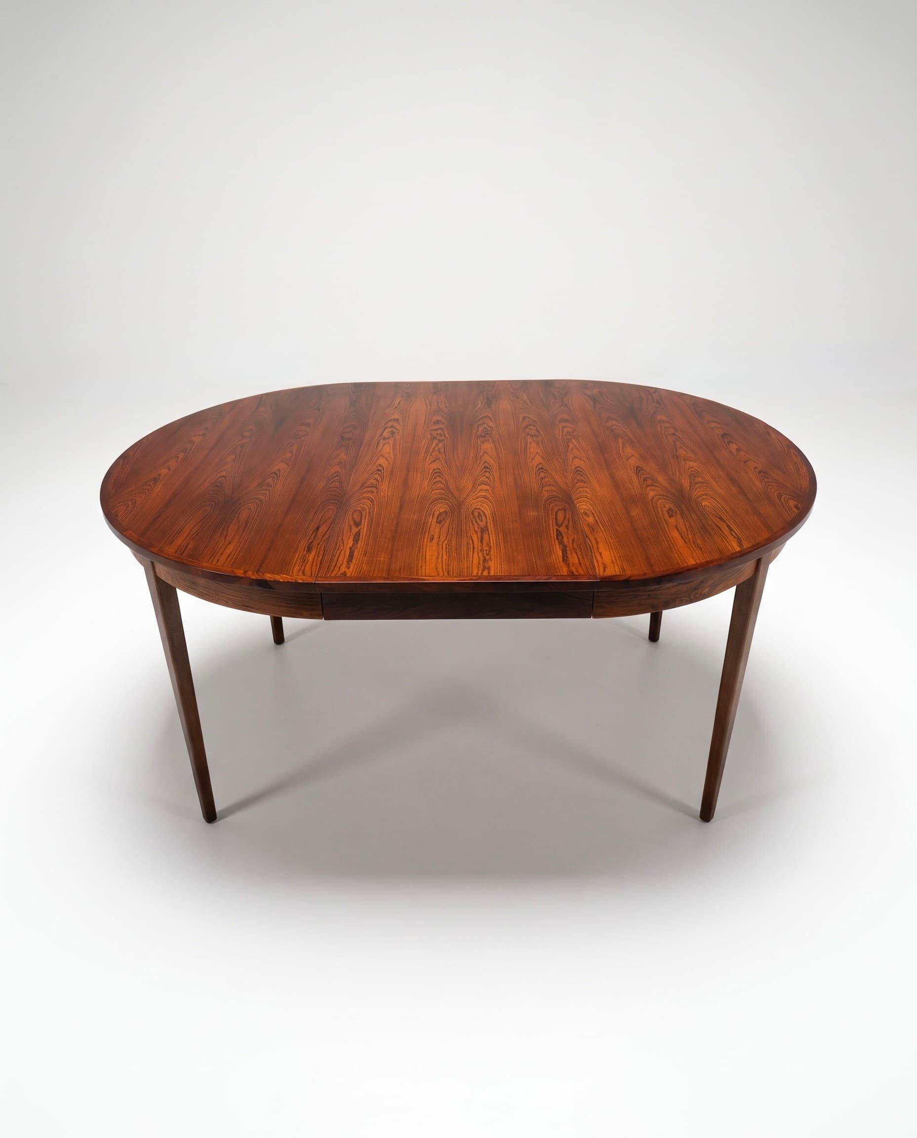 Table scandinave extensible en palissandre de Rio - 1960 - Miniature 4