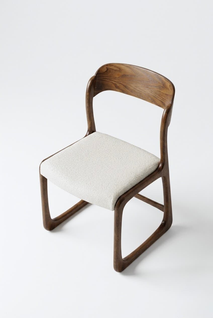 Lot de 6 chaises Baumann modèle Bémol - 1960 - Miniature 3