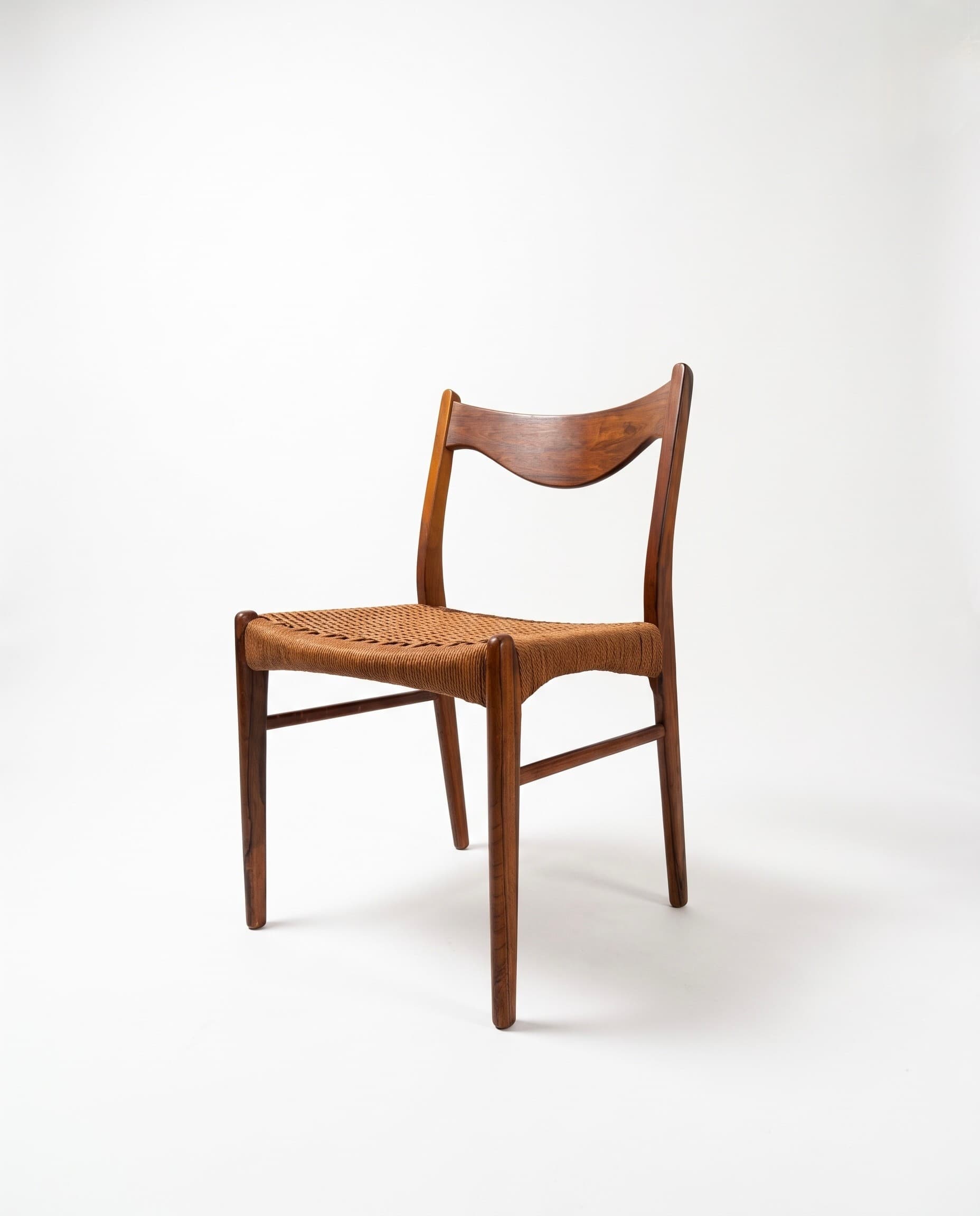 Lot de 8 chaises - A. Wahl Iversen - Glyngøre Stolefabrik - 1960 - Miniature 3