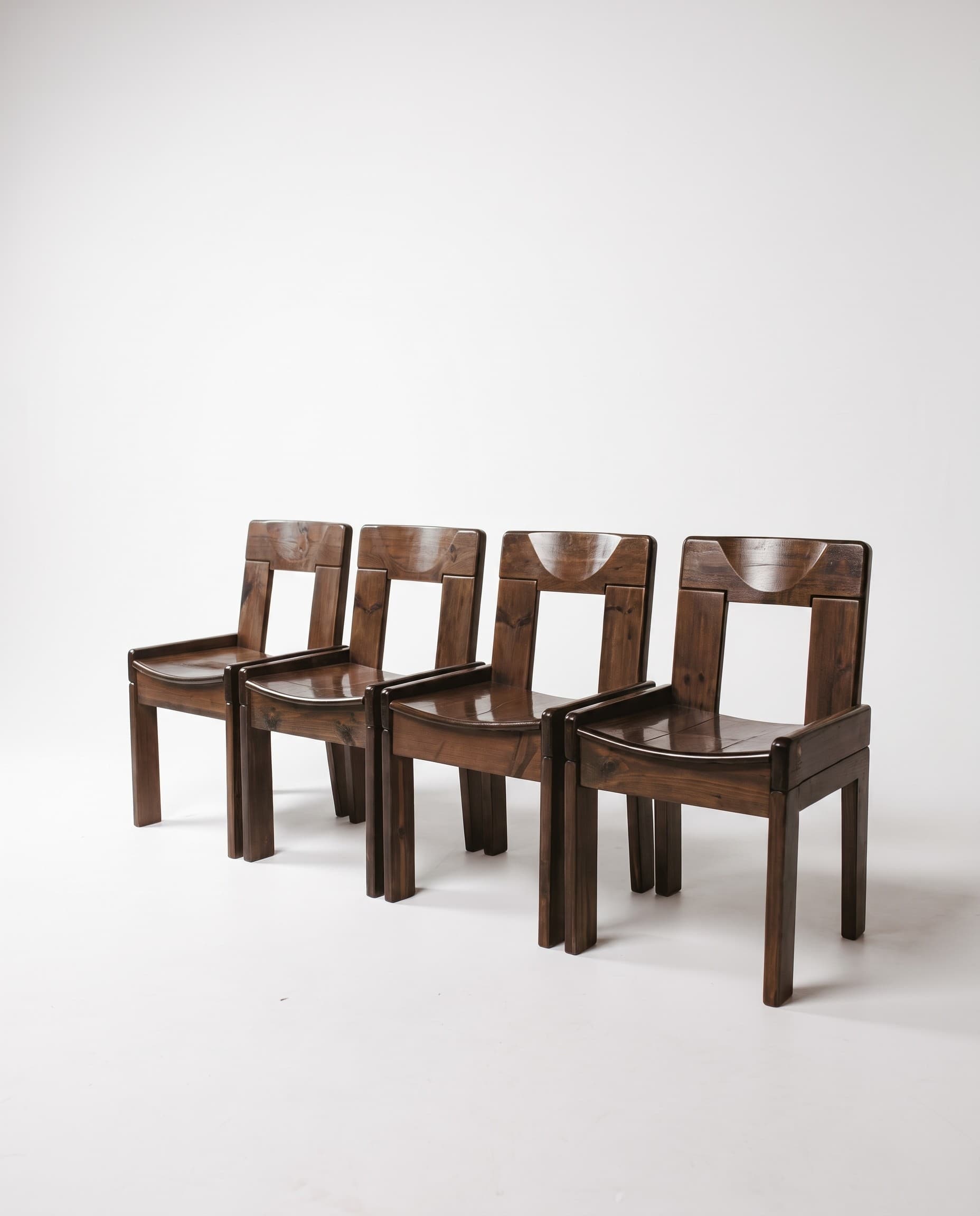 Lot de 6 chaises Silvio Coppola - Fratelli Montina - 1970 - Miniature 2