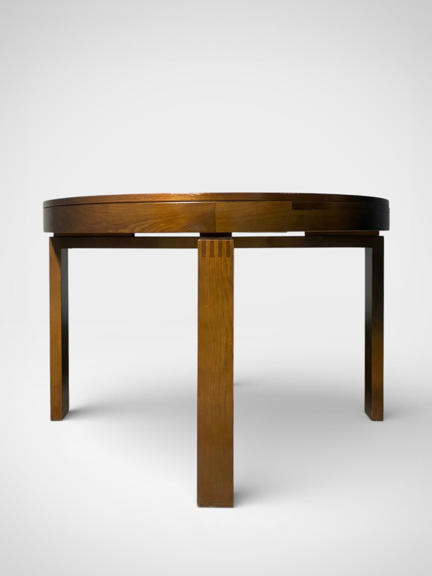 Table à manger brutaliste extensible - 1970 - Miniature 2