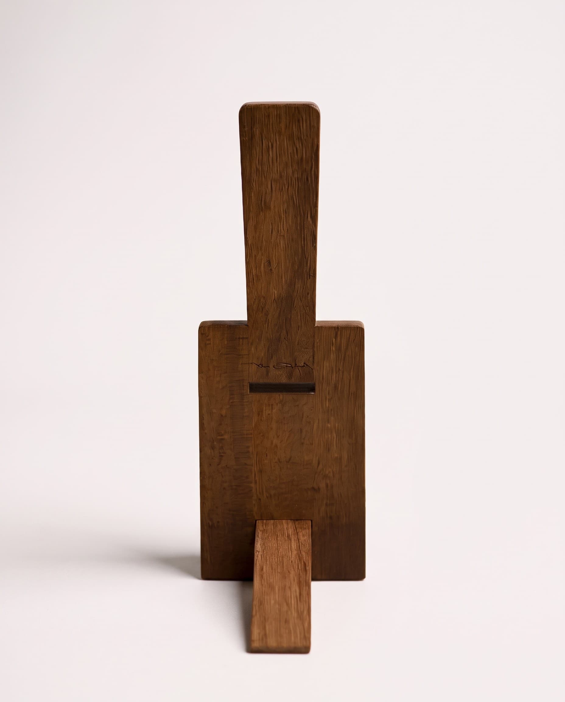 Fauteuil brutaliste minimaliste Alain Gaubert - 1980 - Miniature 5