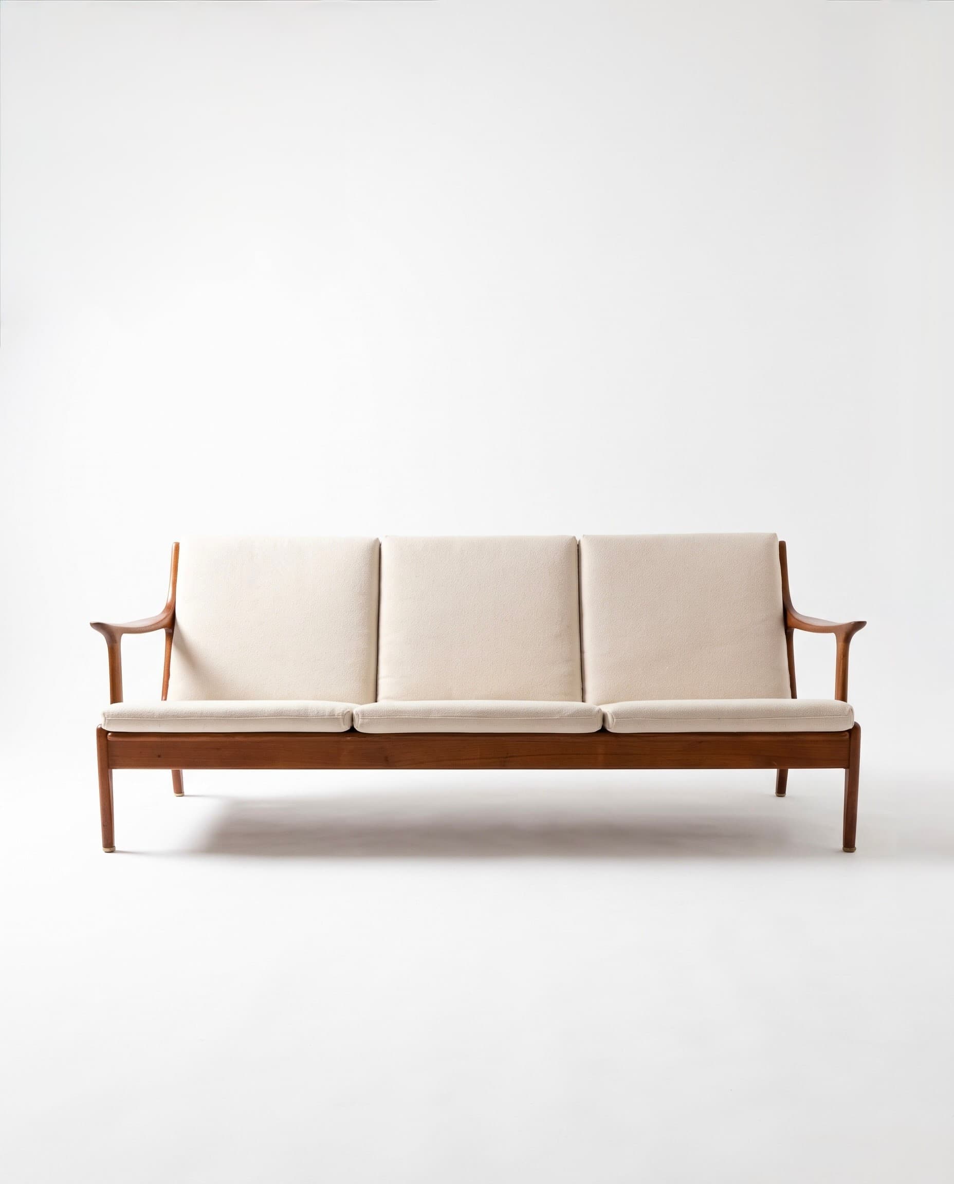 Banquette 3 places par Edvard Valentinsen pour Fraska - 1960 - Miniature 1