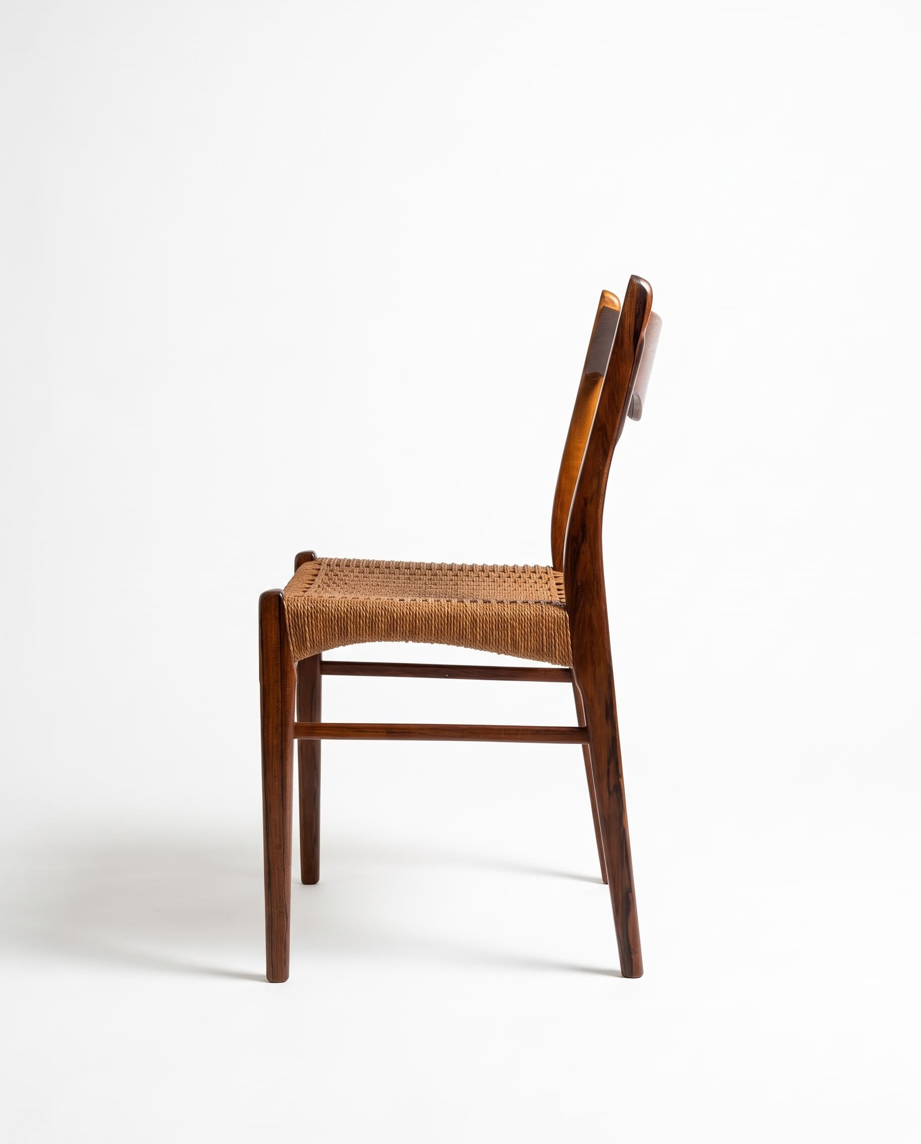 Lot de 8 chaises - A. Wahl Iversen - Glyngøre Stolefabrik - 1960 - Miniature 4