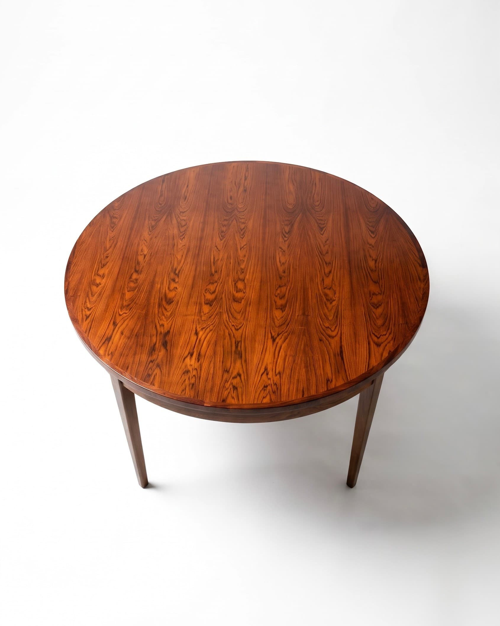 Table scandinave extensible en palissandre de Rio - 1960 - Miniature 2