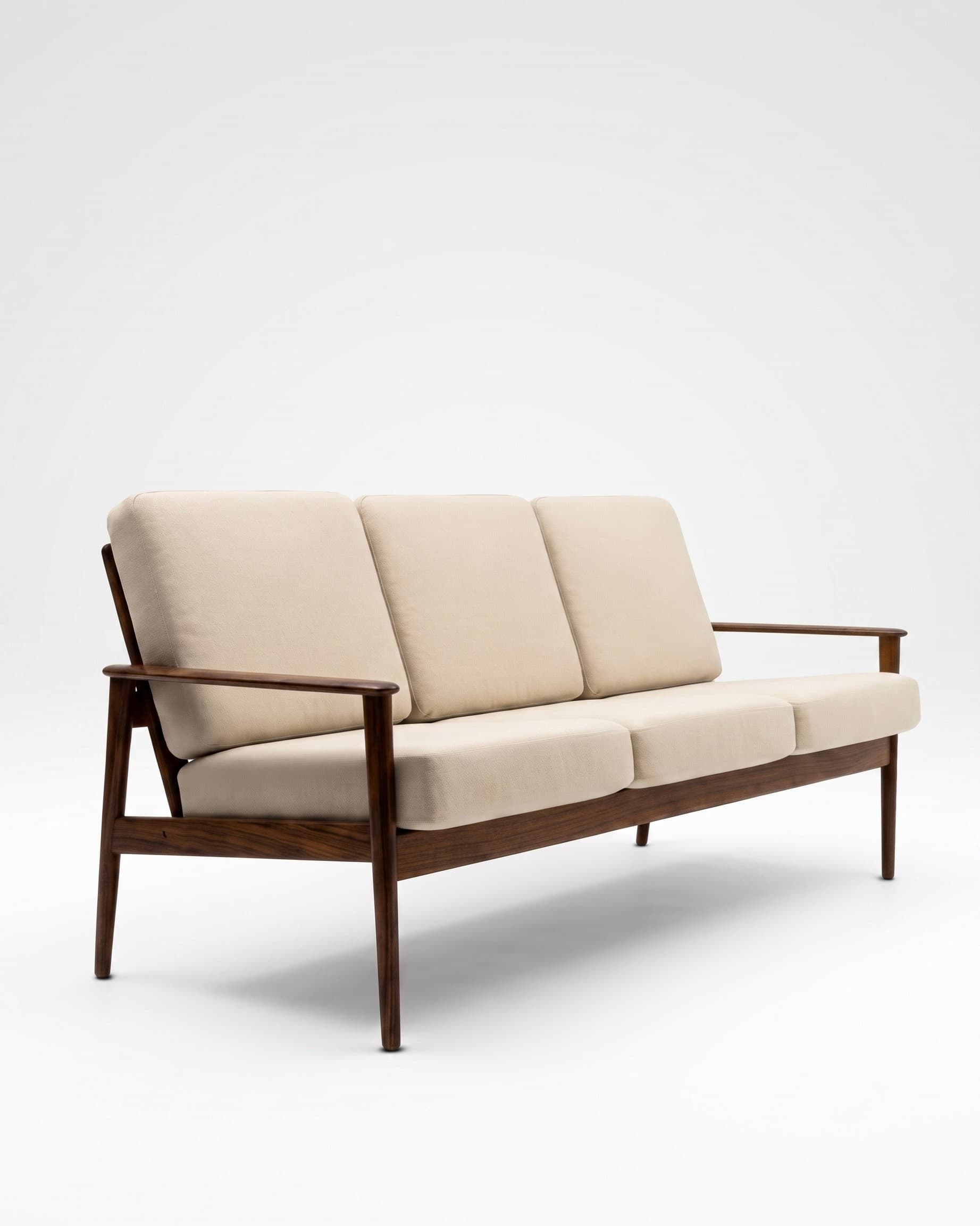 Canapé scandinave Grete Jalk pour Poul Jeppesen - Miniature 2