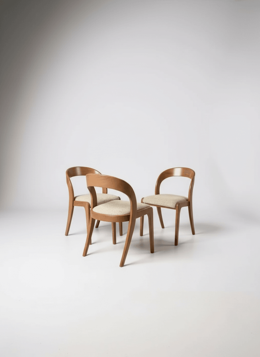 Lot de 4 chaises Baumann modèle Gondole - 1960 - Photo 1