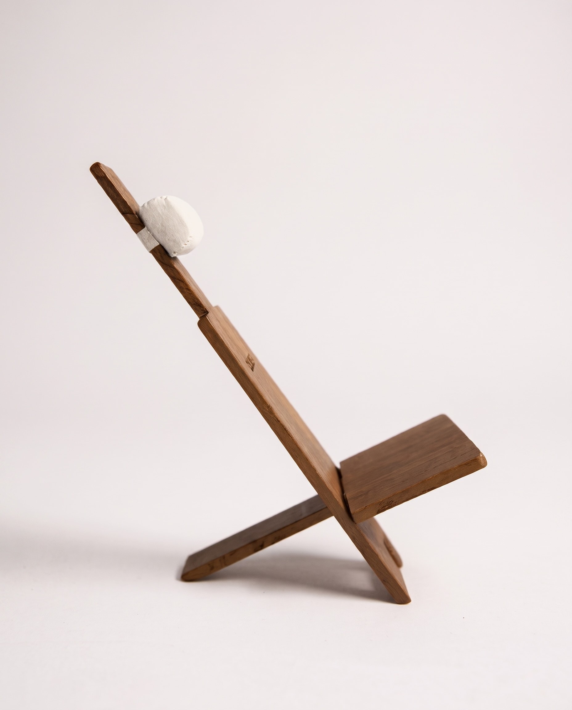 Fauteuil brutaliste minimaliste Alain Gaubert - 1980 - Photo 1