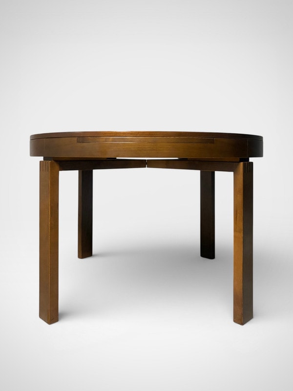 Table à manger brutaliste extensible - 1970 - Photo 1